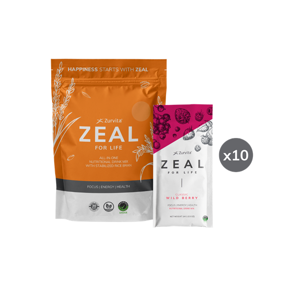 Zeal - Wild Berry - 10 single-serve packets